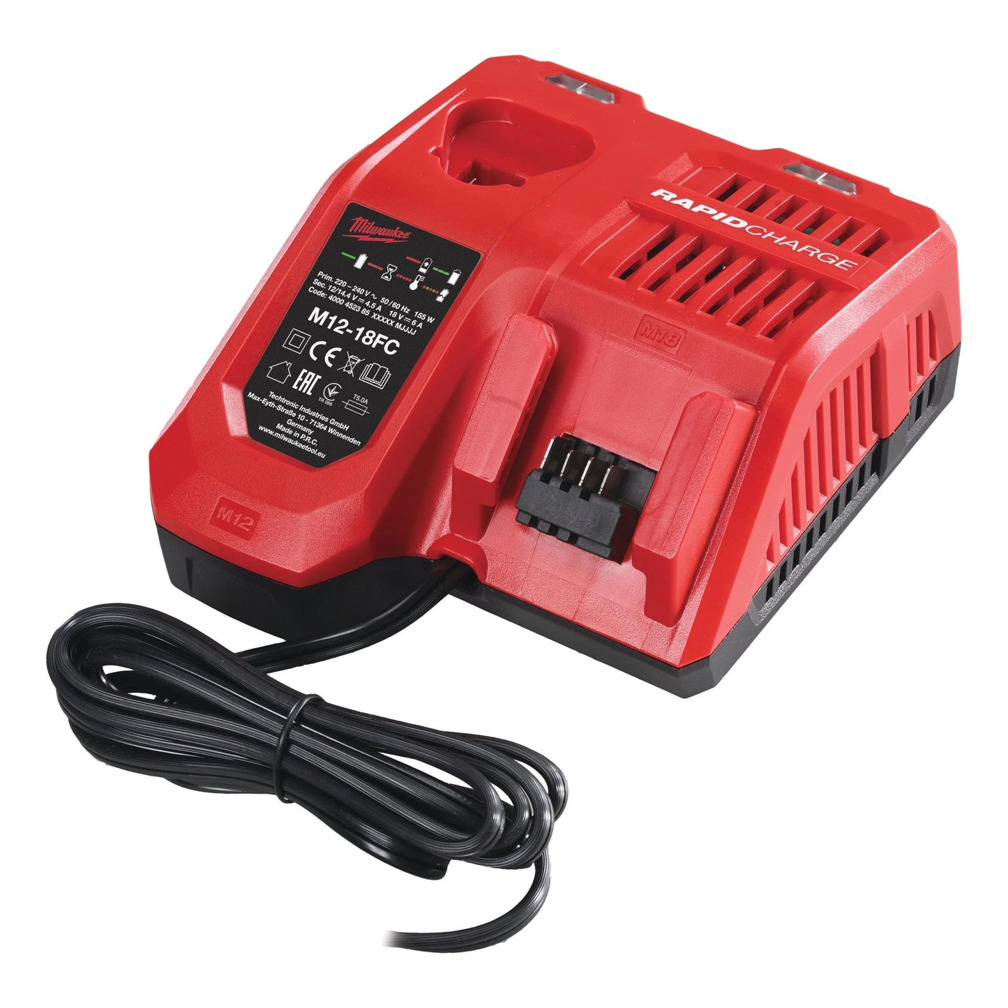 Milwaukee M18 NRGCR-502 5Ah accuset en lader