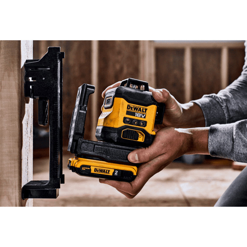 Mega gipspaneelcombinatie: DCF620 schroevendraaier + DCH133 hamer + DCLE34031N waterpas + 2 18V Dewalt-batterijen