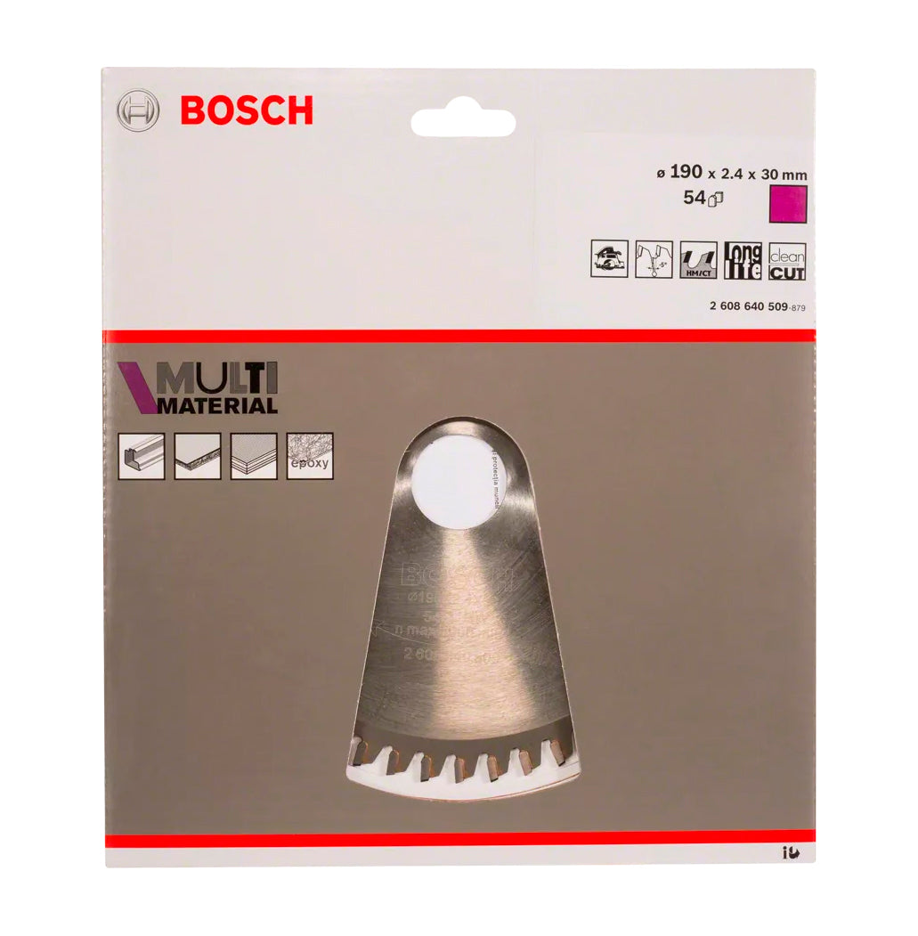 Cirkelzaagblad 190mm Multi Materiaal Bosch