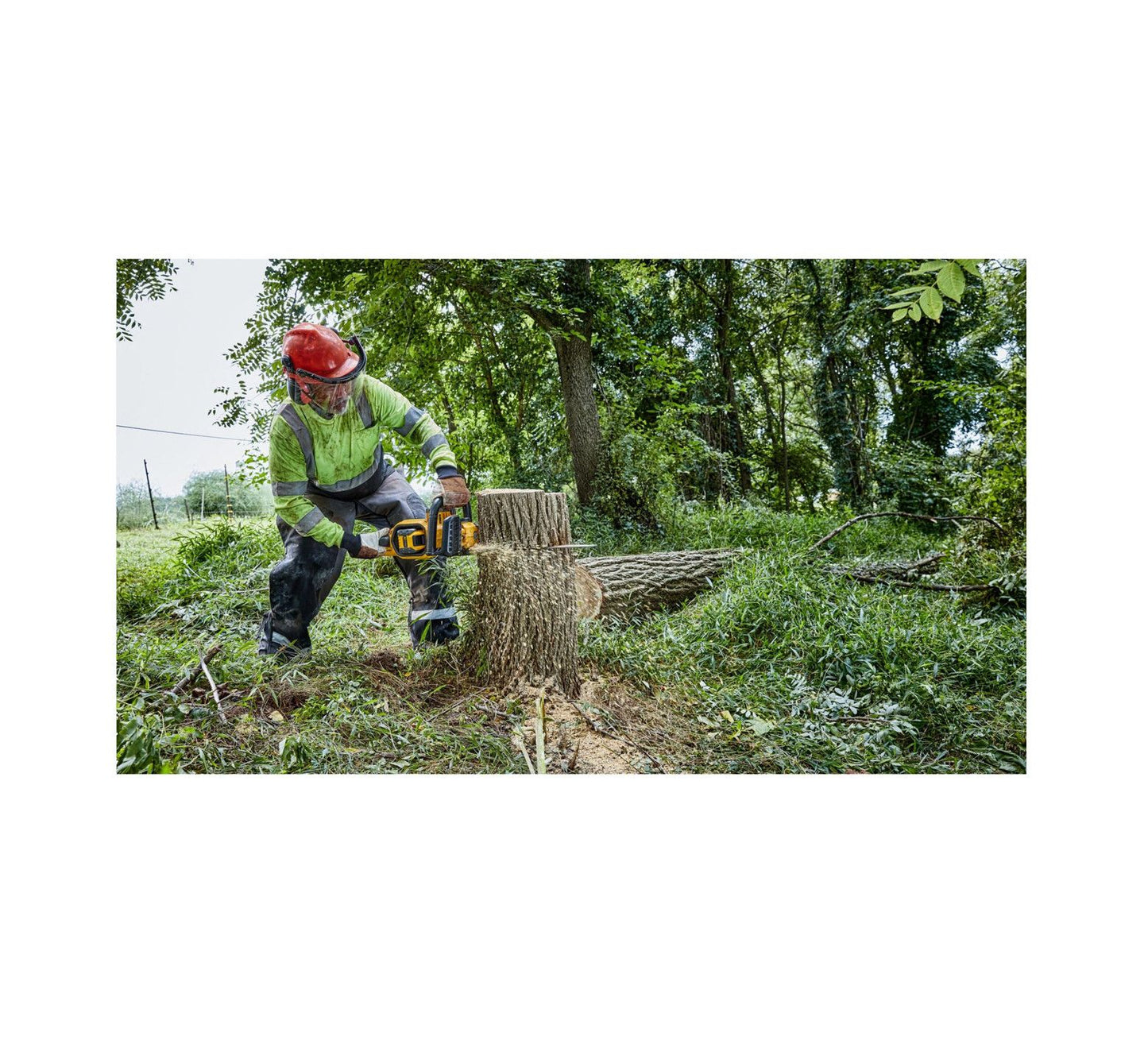 45cm kettingzaag + Flexvolt 9Ah accu + lader Dewalt DCMCS574X1