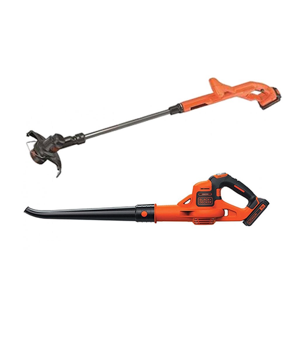 Bladblazer + bosmaaierset ST1823GWC18 Black+Decker