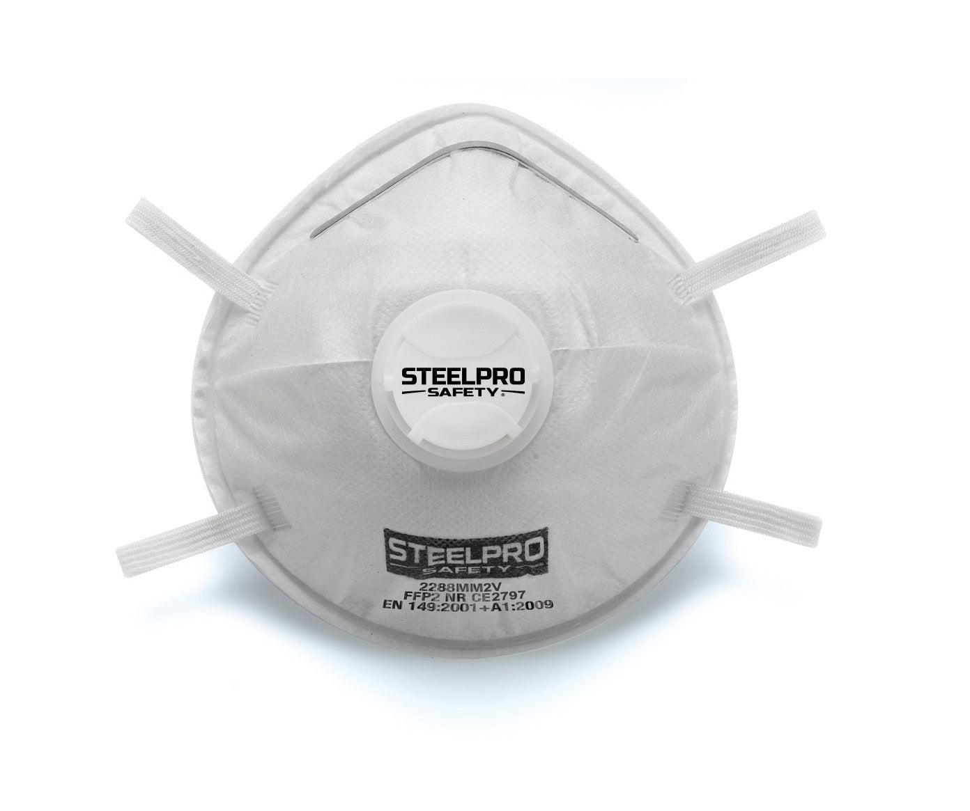 FFP2-wegwerpmasker met uitademventiel STEELPRO Marca 2288MM2VBL
