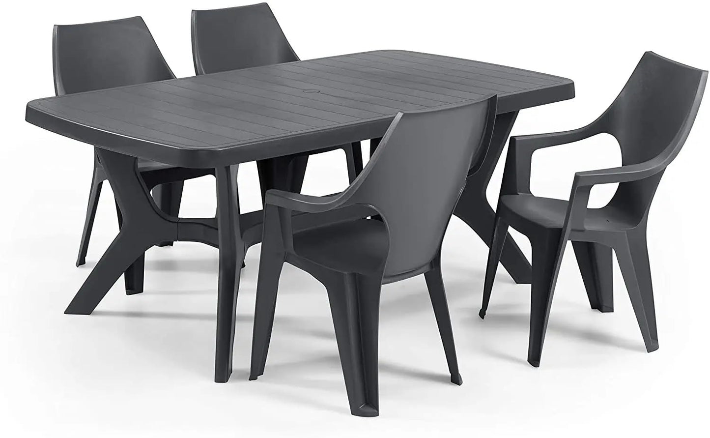 Dante tuinstoel met hoge rugleuning Grafiet Keter