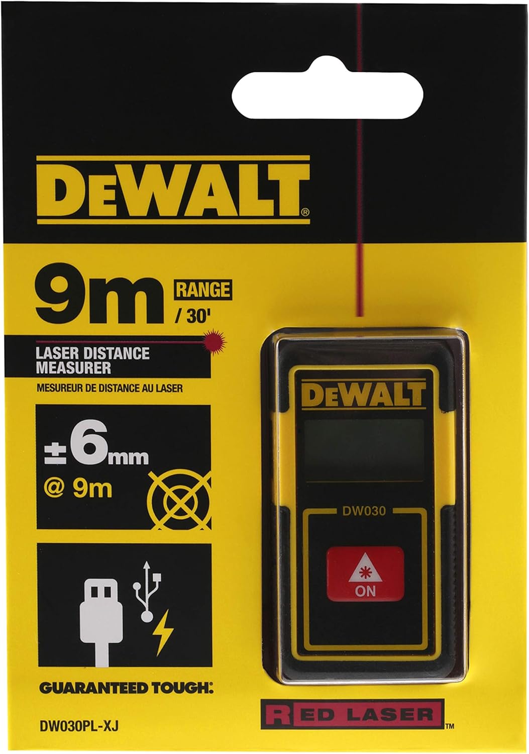 Dewalt zaklasermeter DW030PL-XJ - 9 meter