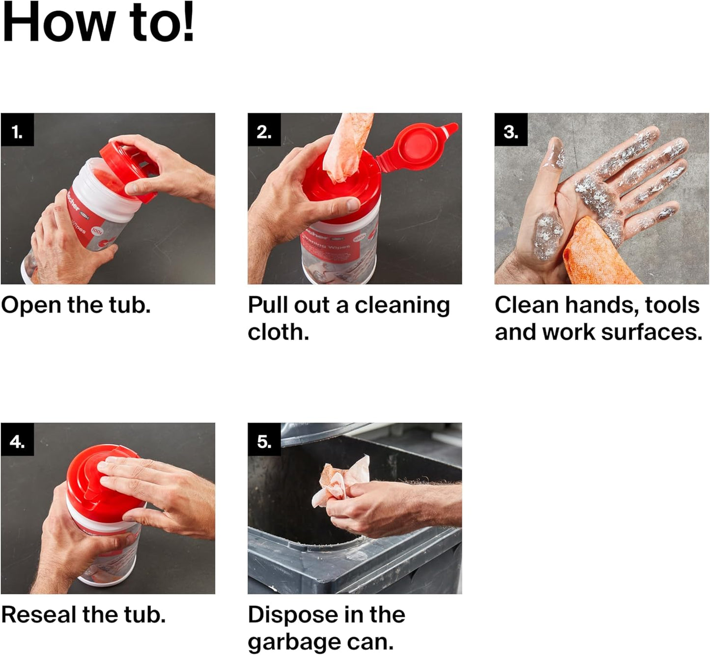 Xtreme Fischer reinigingsdoekjes 100 stuks.