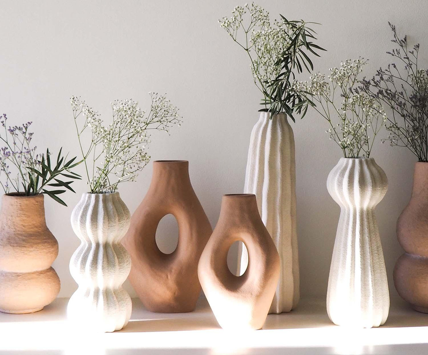 Duala Andrea House terracotta keramische vaas