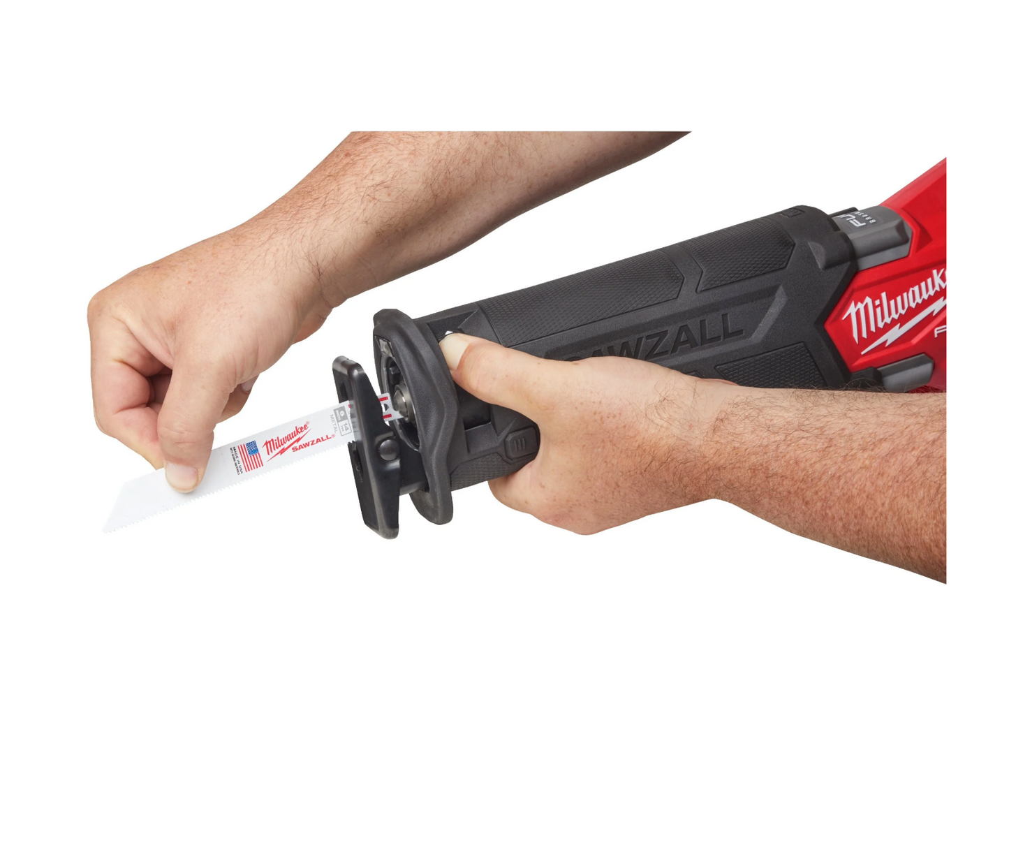 Sierra de sable M18 Brandstof + 2bat 5Ah + Cargador + Maletín Milwaukee M18 FSZ-502X