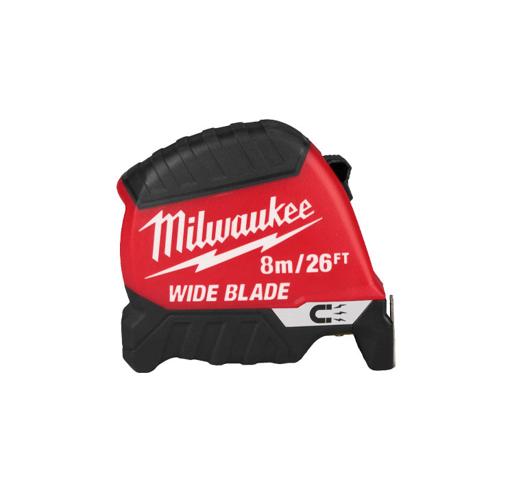Magnetische rolmaat 8 m x 35 mm Wide Blade van Milwaukee