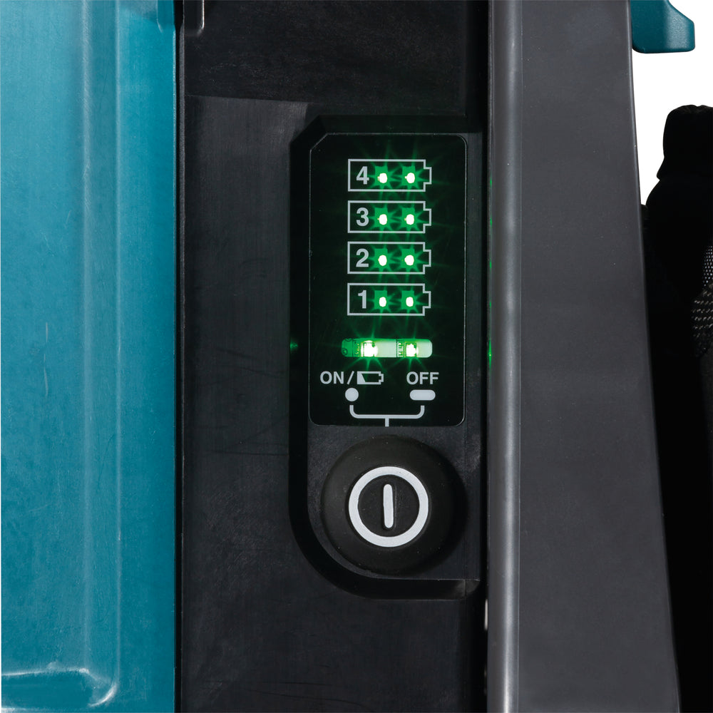 Rugzak met 2 adapters 18V/36 + 4 accu's 5Ah + dubbele lader Makita 191C50-5 PDC01