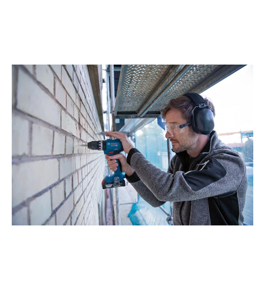 Accuboormachine 18V 45Nm + 2Bat 2Ah + Lader + Koffer Bosch GSB 18V-45