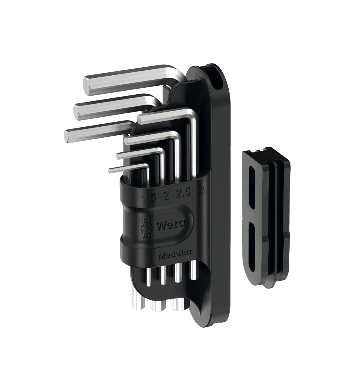 Tool-Check Modular 7-delige Hex-Plus-hoeksteksleutels 1 Wera