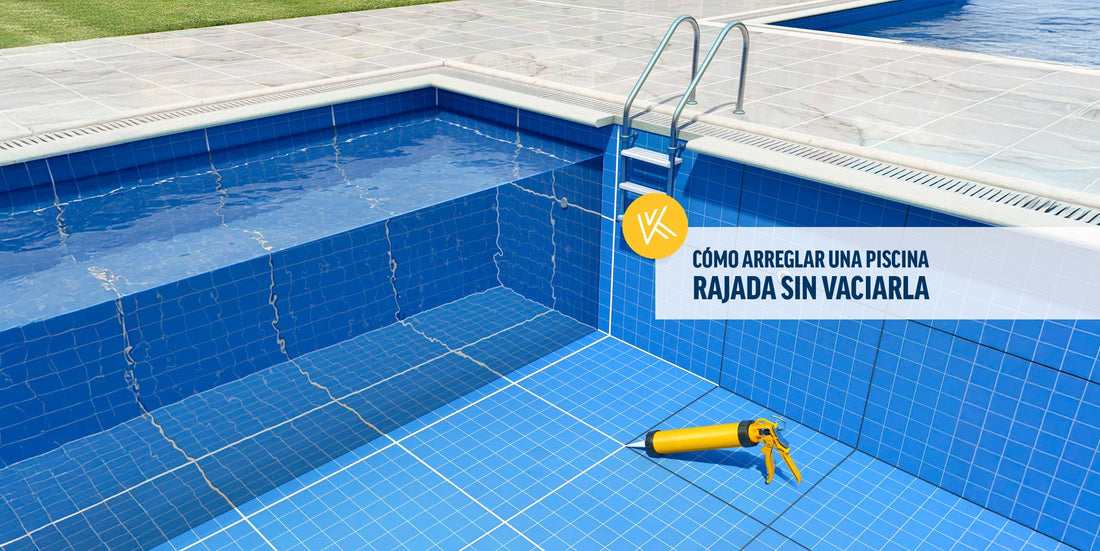 ¿Cómo arreglar una piscina rajada sin vaciarla?