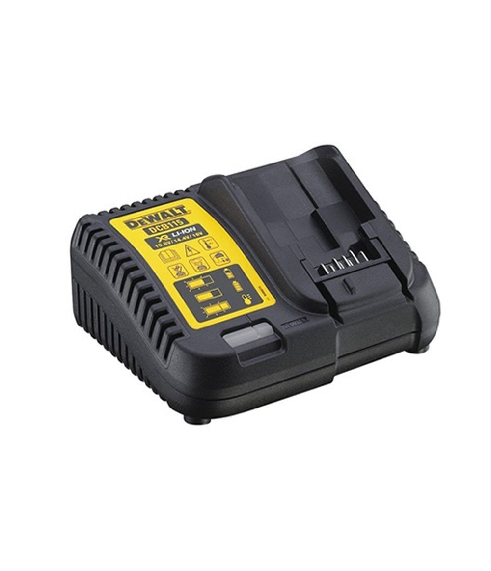 Dewalt DCK256P2T Set - DCD996 Hammer Drill + DCG412 Grinder + 2 5.0Ah Batteries + Charger + Briefcase
