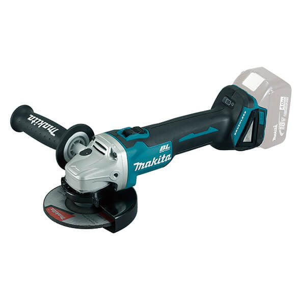 18V mini grinder with 2 5Ah batteries + Charger + Case Makita DGA504RTJ