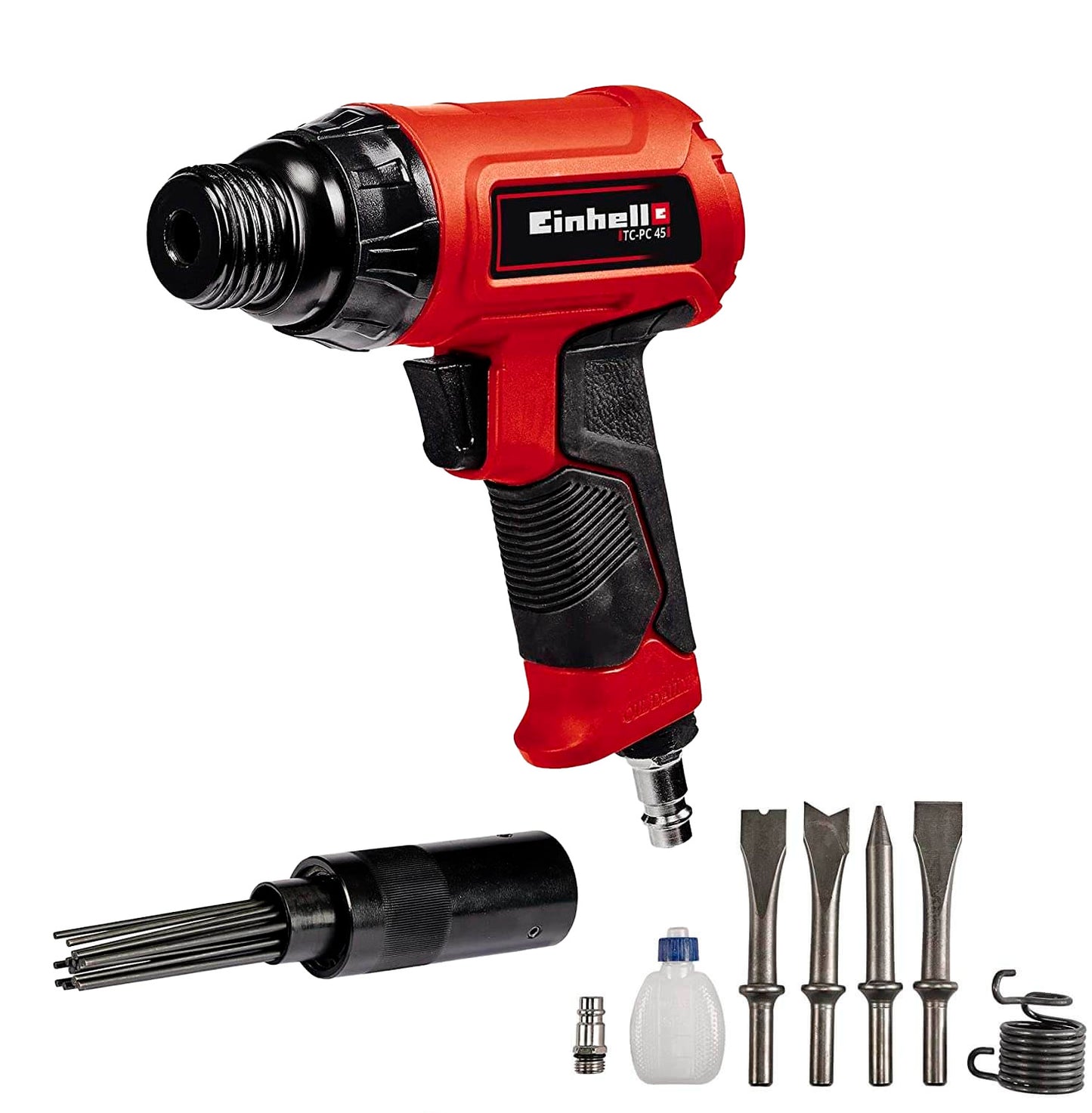 Pneumatische hamer 1.2J met 8 accessoires Einhell TC-PC 45