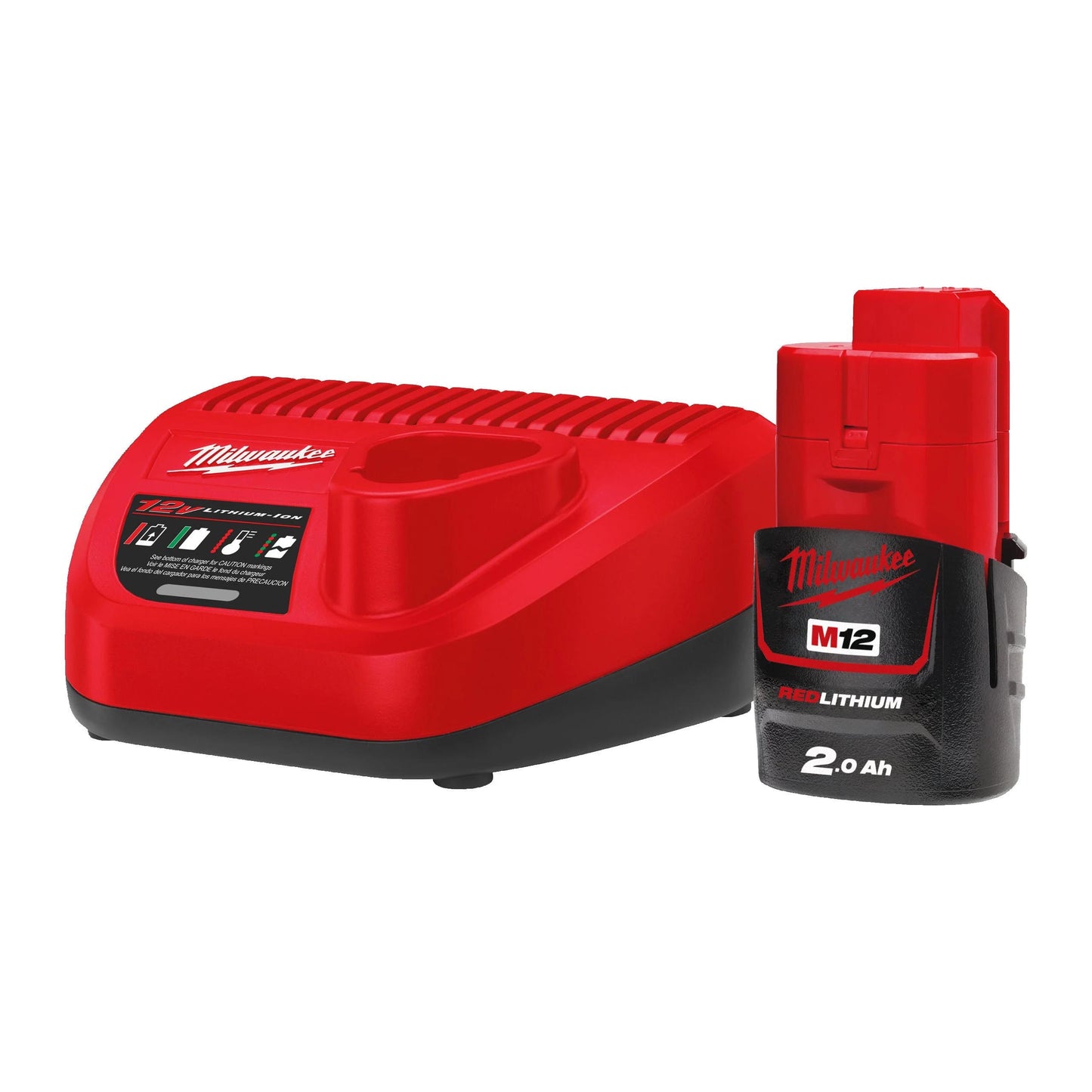 Special kit with hand tools + charger + battery + Milwaukee rolling toolbox