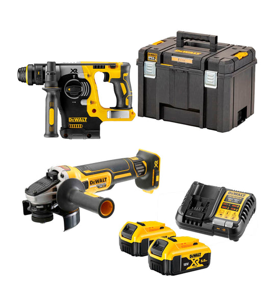 KIT XR 18V 5Ah DCH273 en DCG405 CPROF719 Dewalt