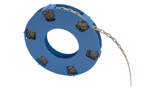 Cinta perforada acero 12mm x 10m Desa