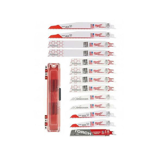 Set van 13 Milwaukee SAWZALL zaagbladen