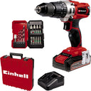 Taladro Percutor a batería Einhell TE-CD 18/2 Li-i +22 (1x2,5 Ah) EINHELL - 1