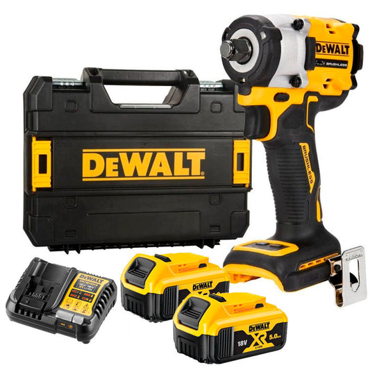 Borstelloze slagmoersleutel XR 1/2 18V LI-ION 5Ah Dewalt DCF921P2T