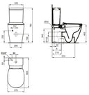 Pack inodoro a Pared Tanque Bajo Connect AquaBlade Ideal Standard E234601 IDEAL STANDARD - 8