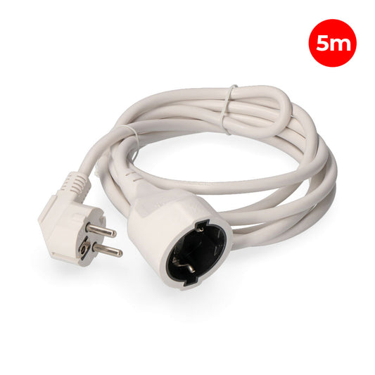 Verlengsnoer met 1 contactdoos 2P+A 16A 250V~ en 5 m H05VV-F 3G1,5 mm²-kabel van EDM