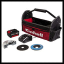 Kit Amoladora Angular 18V 115mm + bateria 4Ah + cargador + bolsa + accesorios Einhell TE-AG 18/115 Li Kit EINHELL - 4