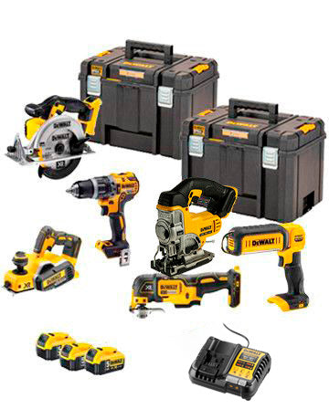 Powerkit 6 Dewalt accugereedschappen 18V DCK665P3T