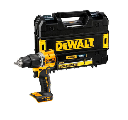 XR 18V ​​Hammer Drill Limited Edition 100 Years with Dewalt DCD100YNT Case