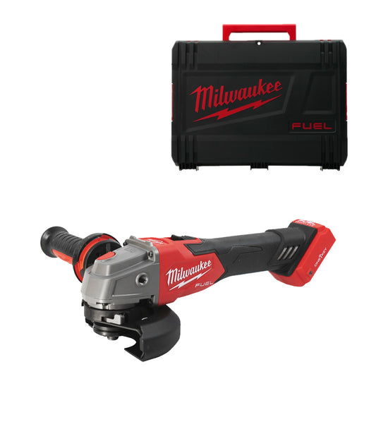 M18 125mm Fuel ONE-KEY haakse slijper met Milwaukee M18 koffer ONEFSAG125XB-0X