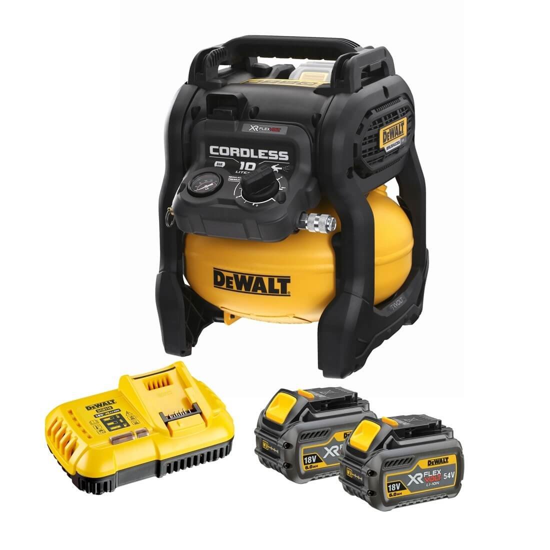 Luchtcompressor Dewalt XR Flexvolt 54V 9,5L 0,4HP DCC1054T2