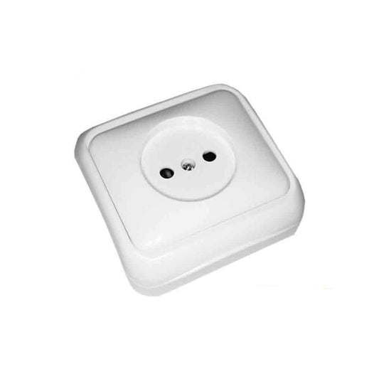 Vlakvoet 10-16A Serie Spa Wit EDM 43153