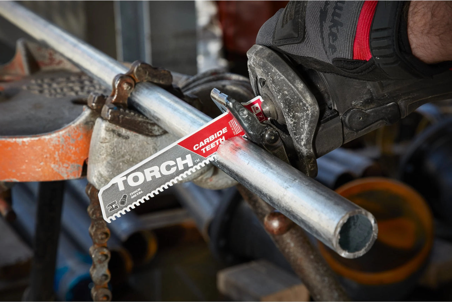 Milwaukee Heavy Duty TCT Torch-carbidezaagbladen voor metaal, Sierra Sable, 300x10 mm