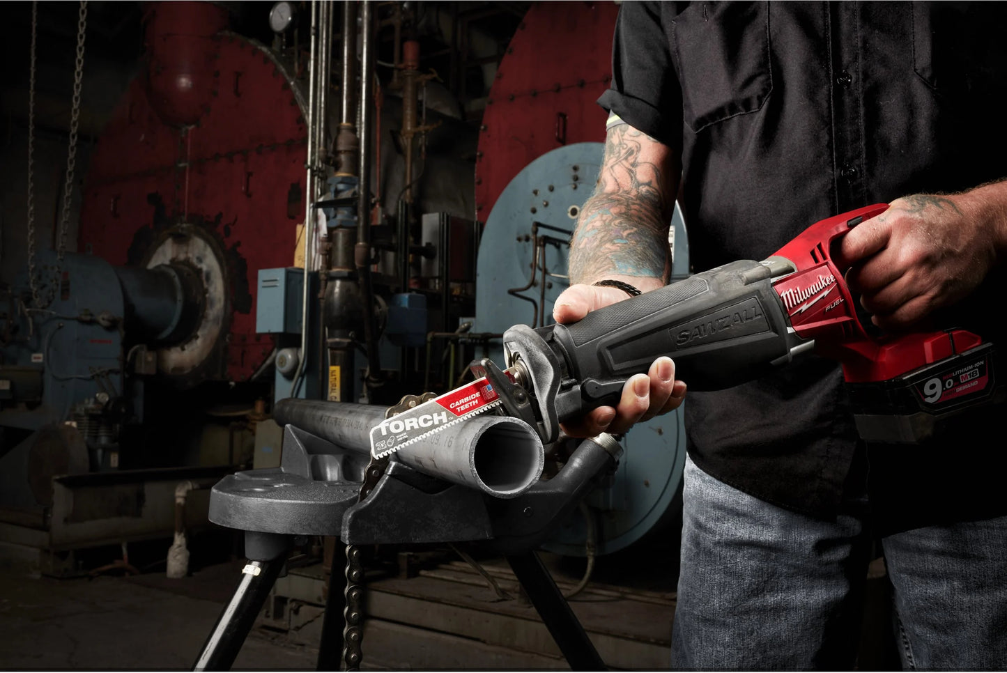 Milwaukee Heavy Duty TCT Torch-carbidezaagbladen voor metaal, Sierra Sable, 300x10 mm