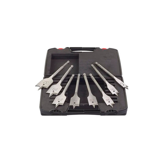 Set met 8 Milwaukee FB-schepboren van 160 mm in etui
