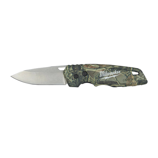 Mes met scherp lemmet, camouflage FASTBACK Milwaukee