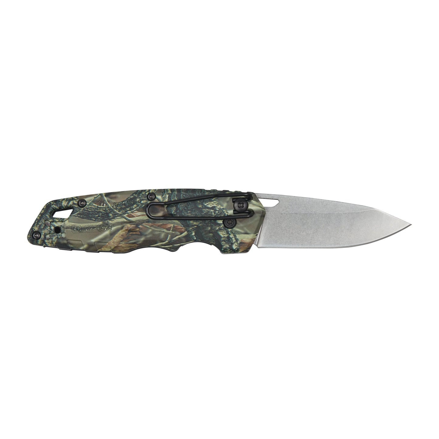 Mes met scherp lemmet, camouflage FASTBACK Milwaukee