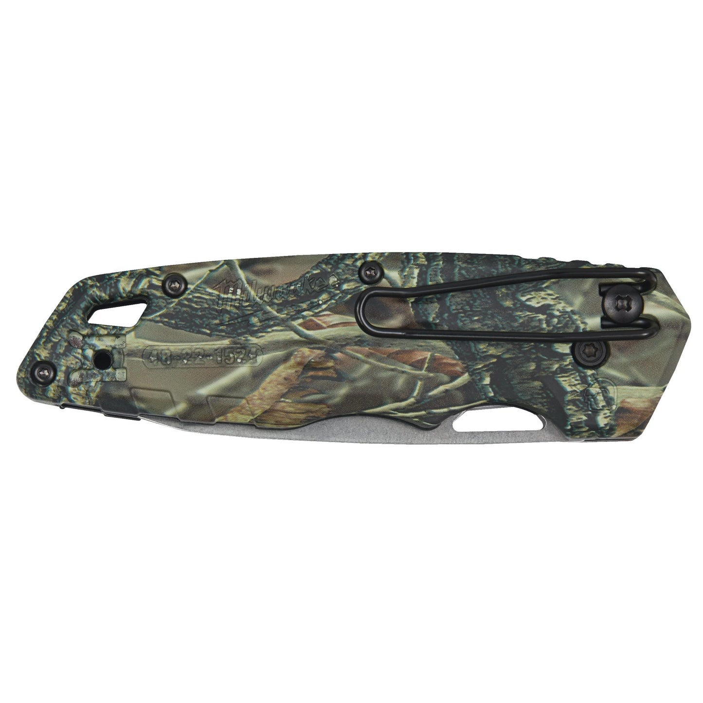 Mes met scherp lemmet, camouflage FASTBACK Milwaukee