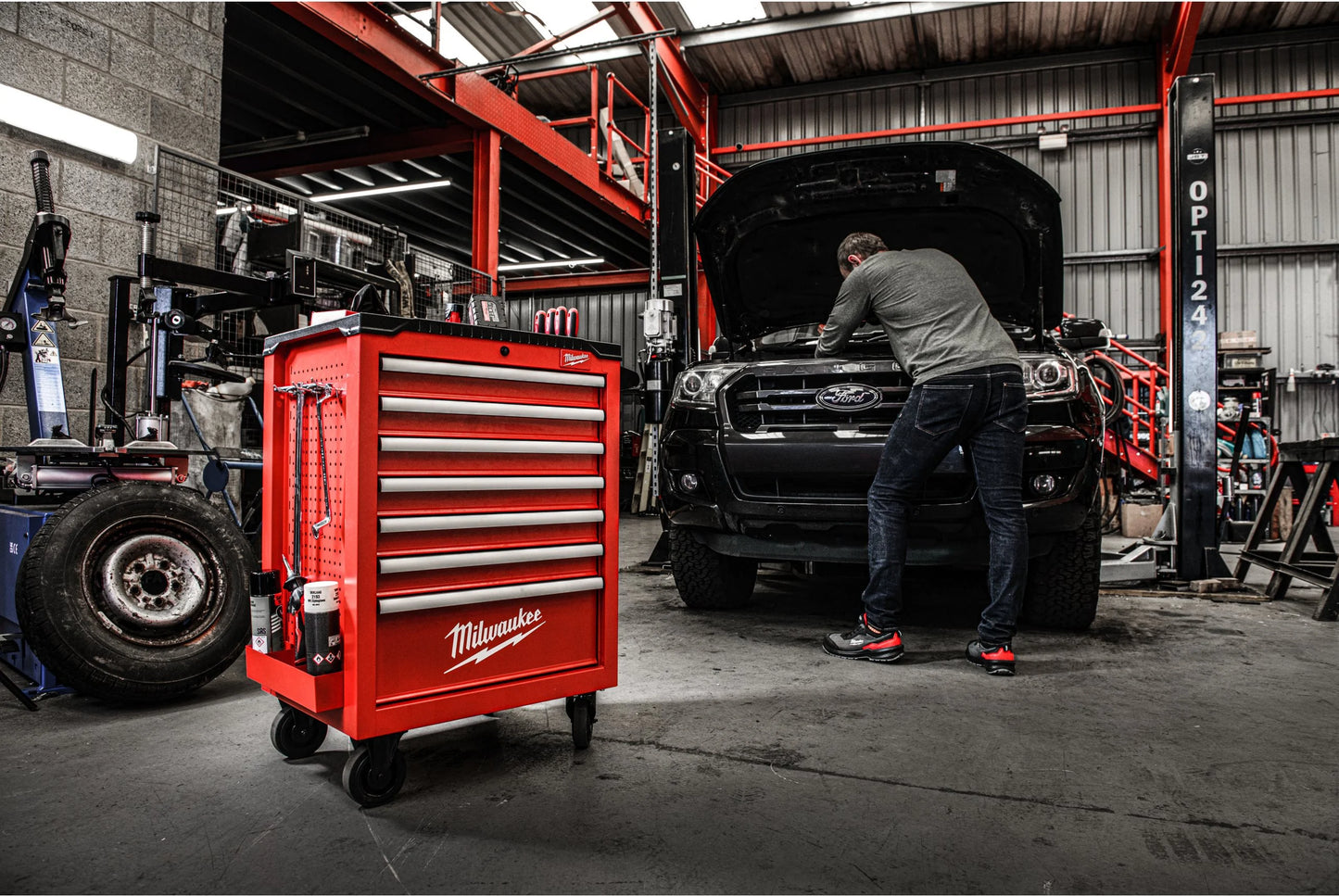 Gereedschapswagen met 7 laden Toolguard 69 cm Milwaukee