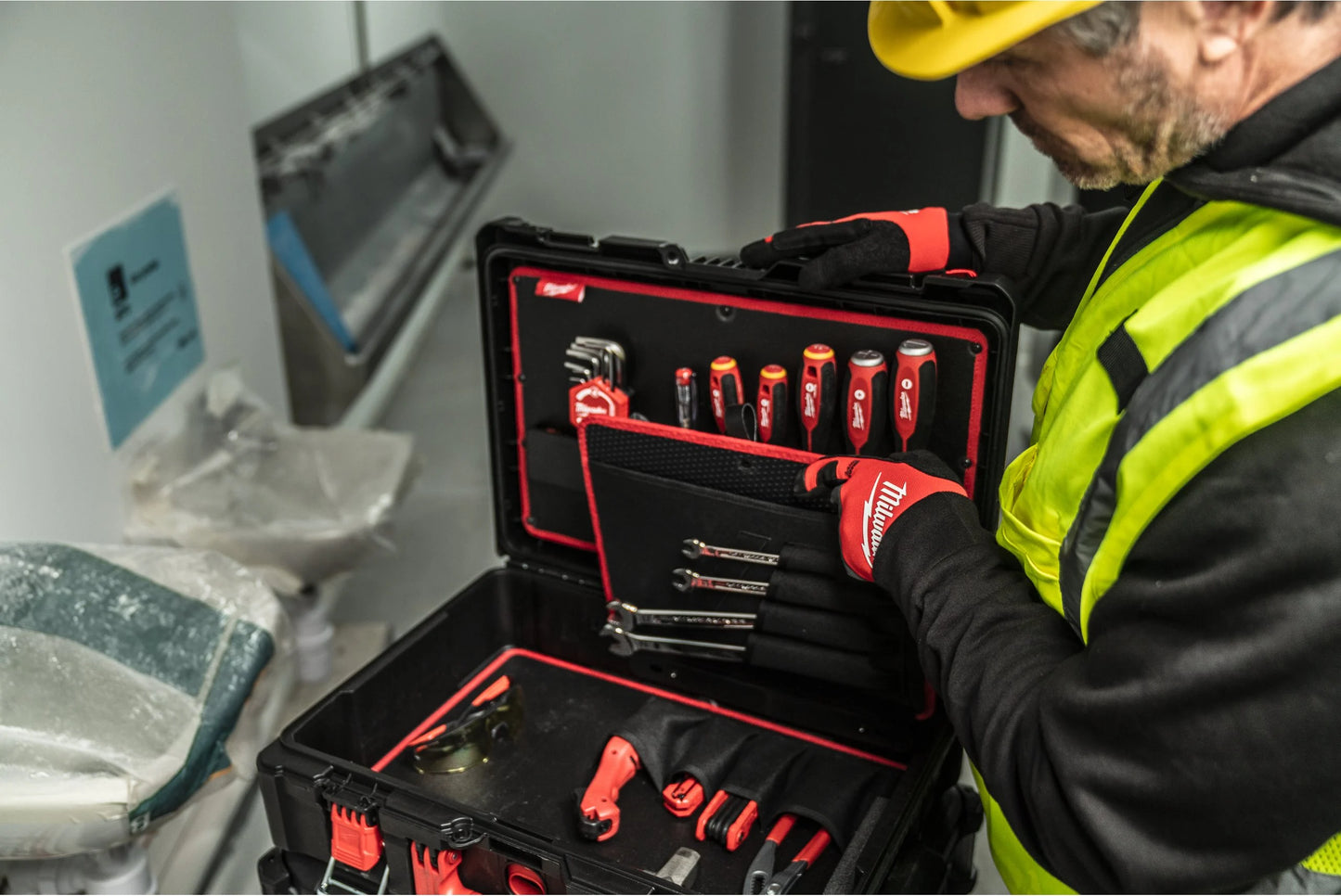 PACKOUT Loodgietersset 74 stuks voor sanitair Milwaukee