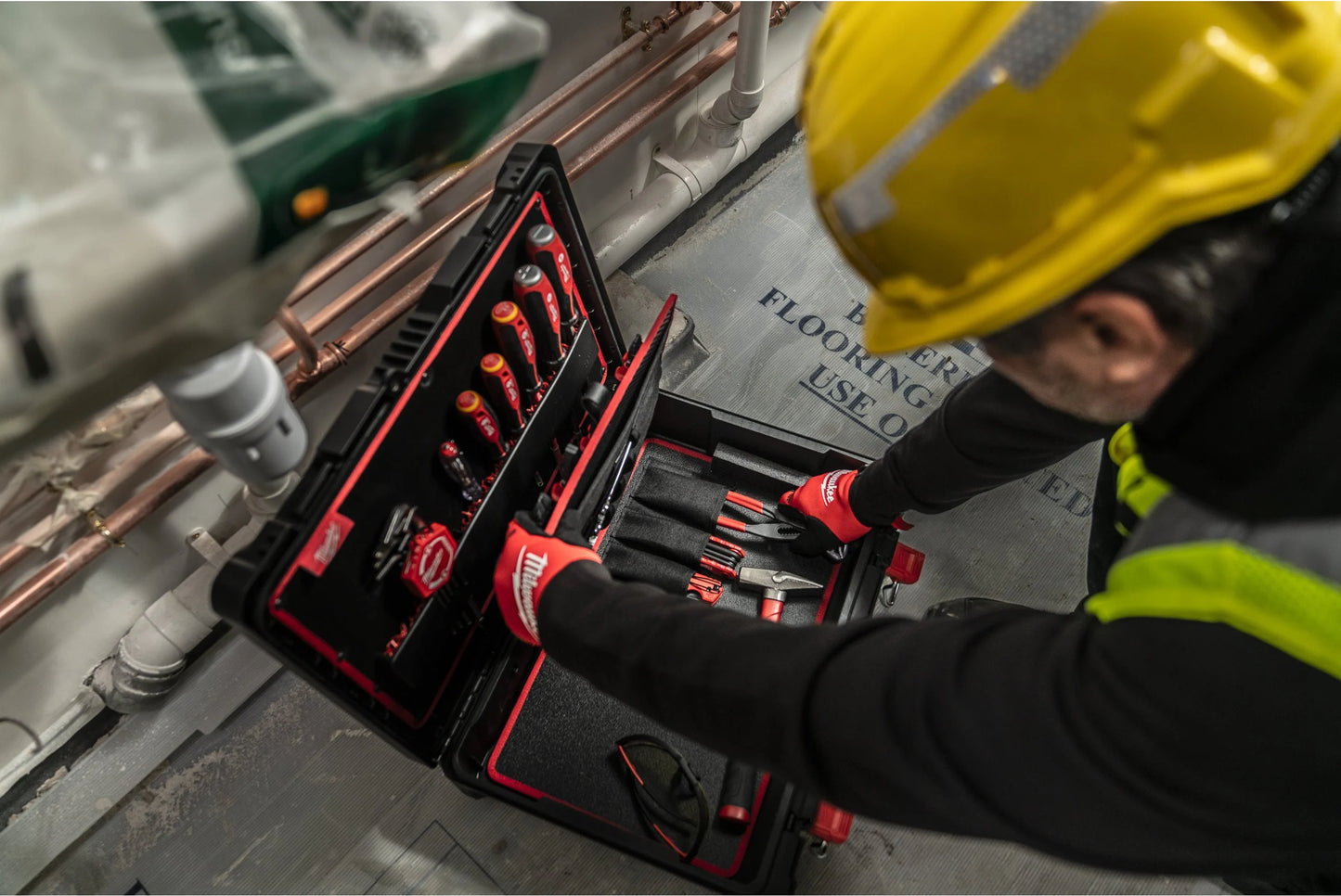 PACKOUT Loodgietersset 74 stuks voor sanitair Milwaukee