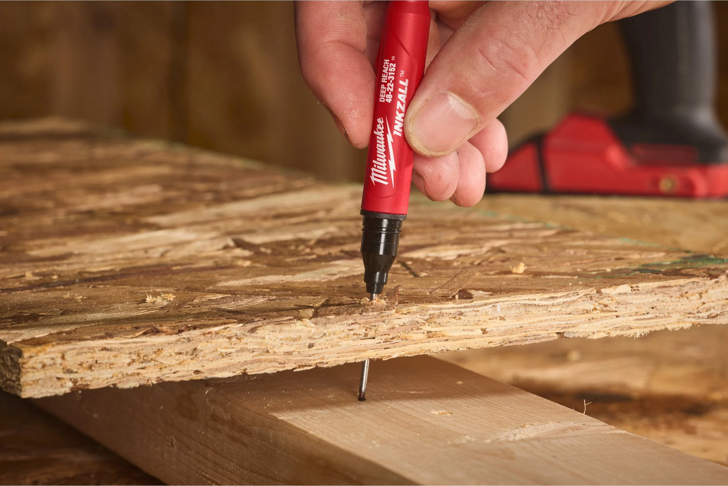 Milwaukee ultradunne stift met groot bereik, zwart