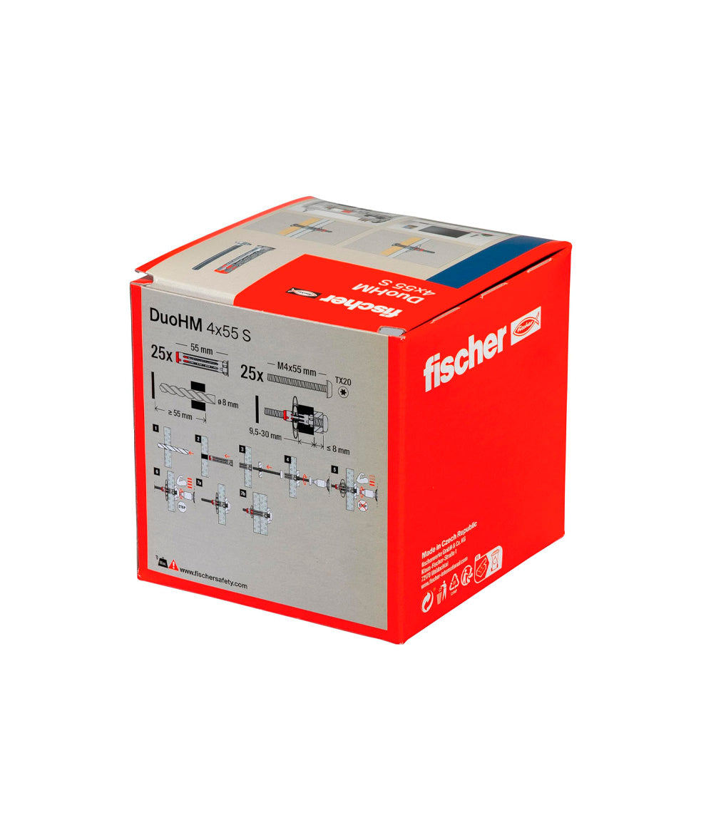 DuoHM S TX Fischer-pluggen, 25 stuks