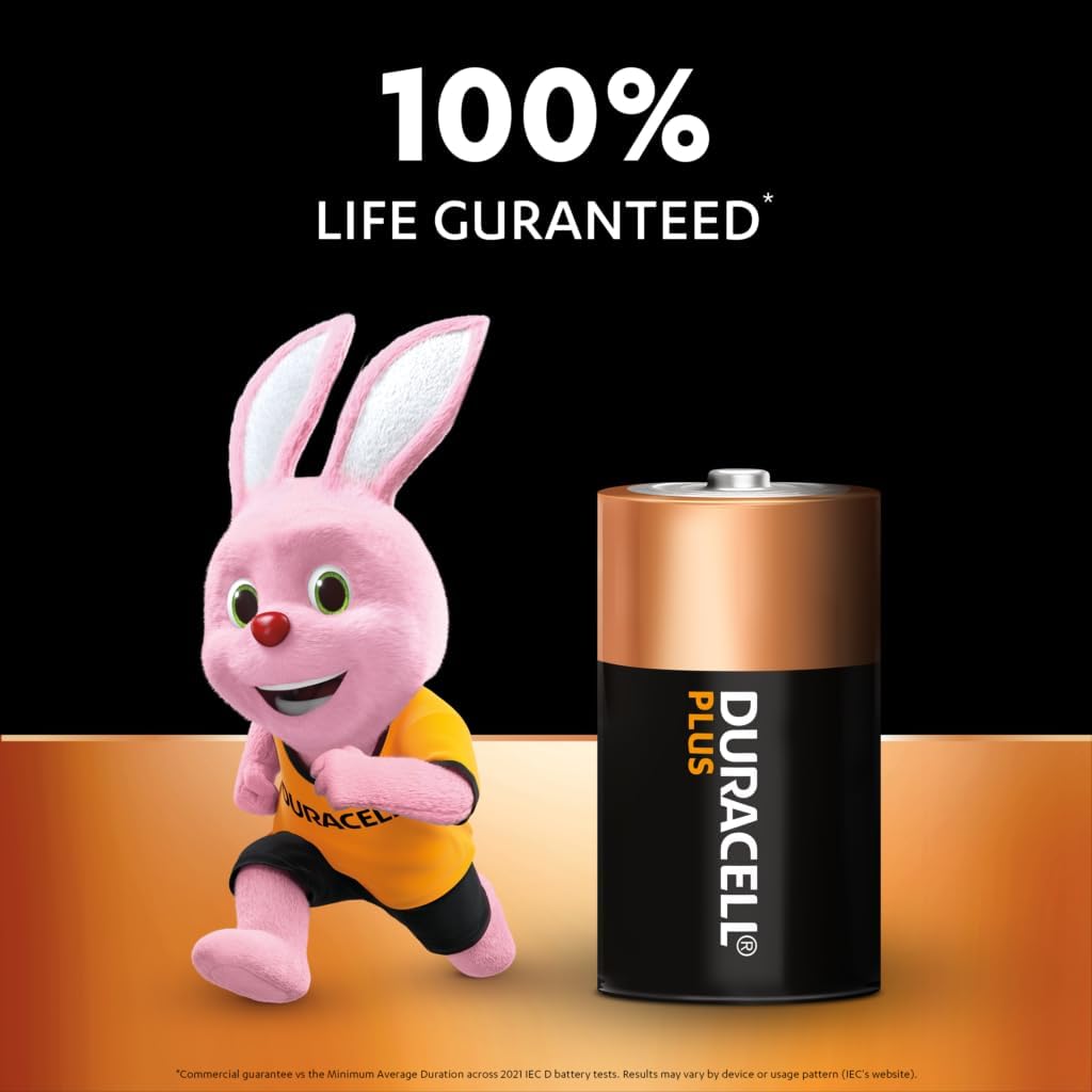 Verpakking met 2 Duracell Plus Power C-alkalinebatterijen