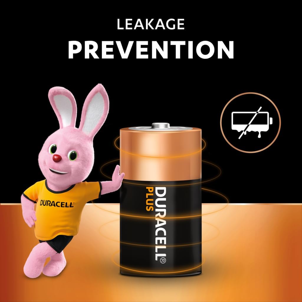 Verpakking met 2 Duracell Plus Power C-alkalinebatterijen