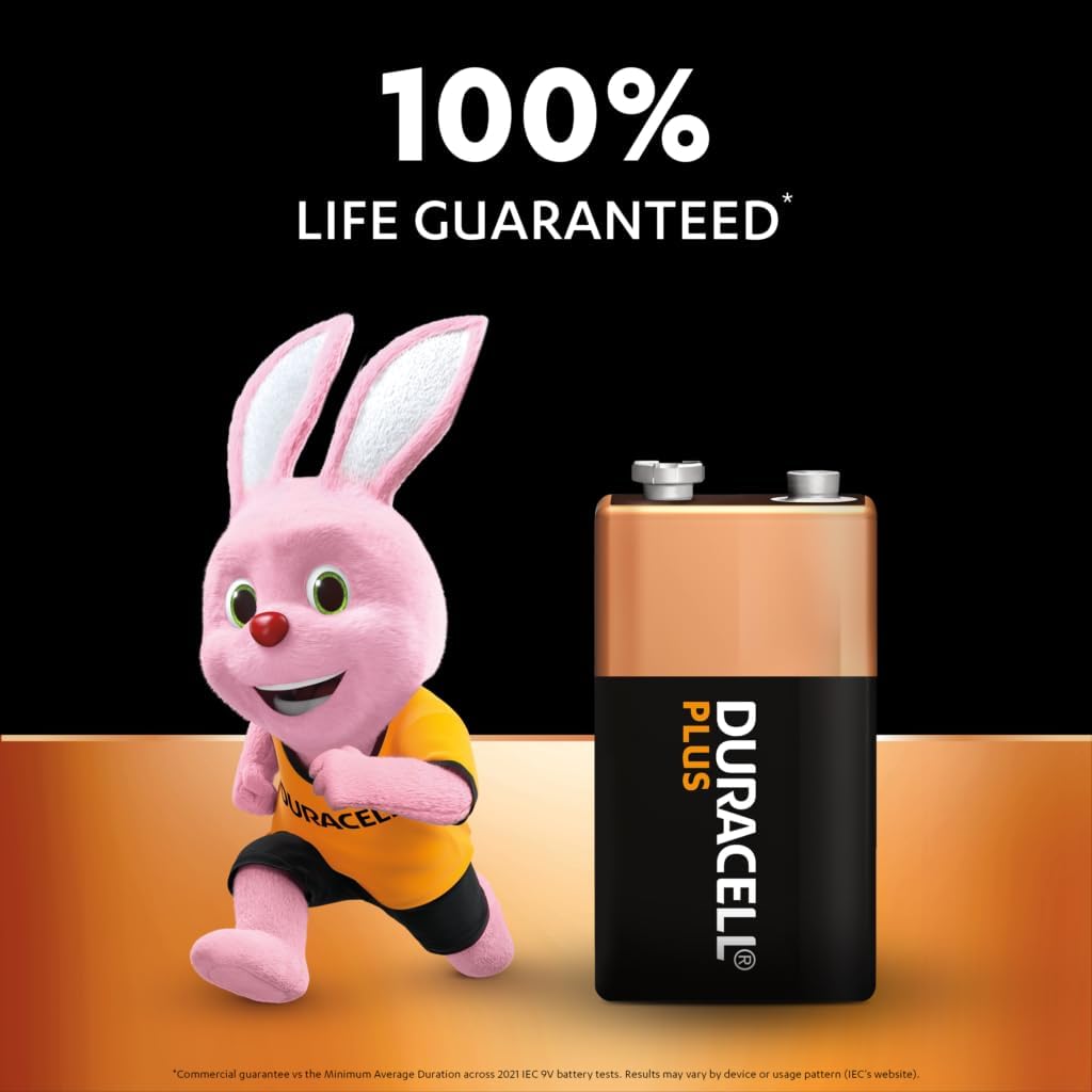 Duracell Plus Power 9 V-alkalinebatterij