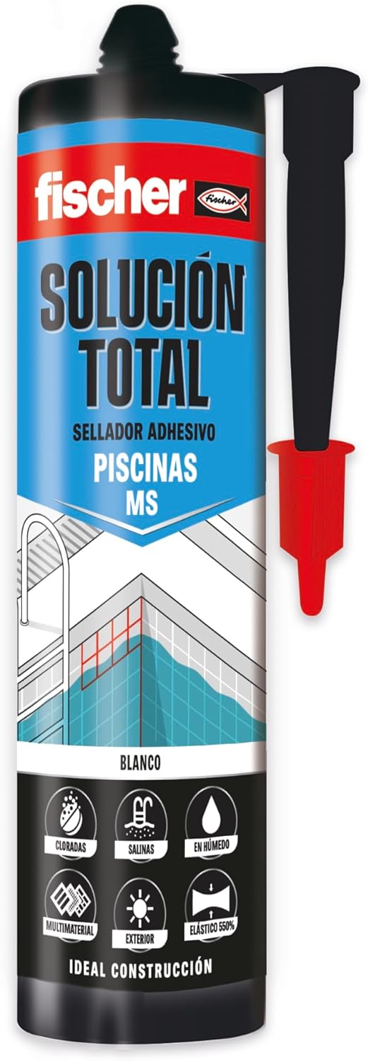 Sealant Adhesive Cartridge 290ml Fischer Total Solution MS Special Pools