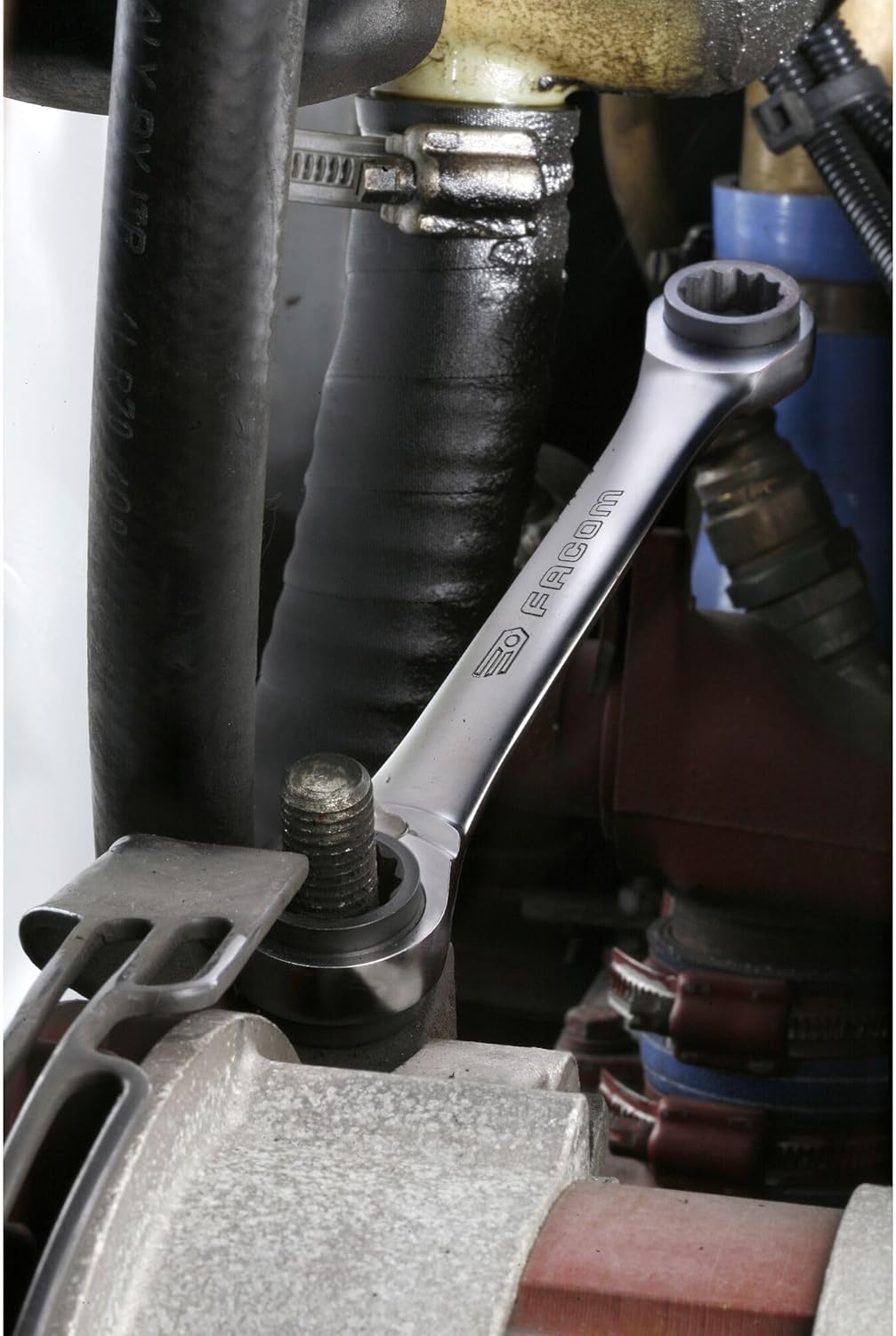 Juego de 2 llaves con trinquete 64C.J2PB Facom