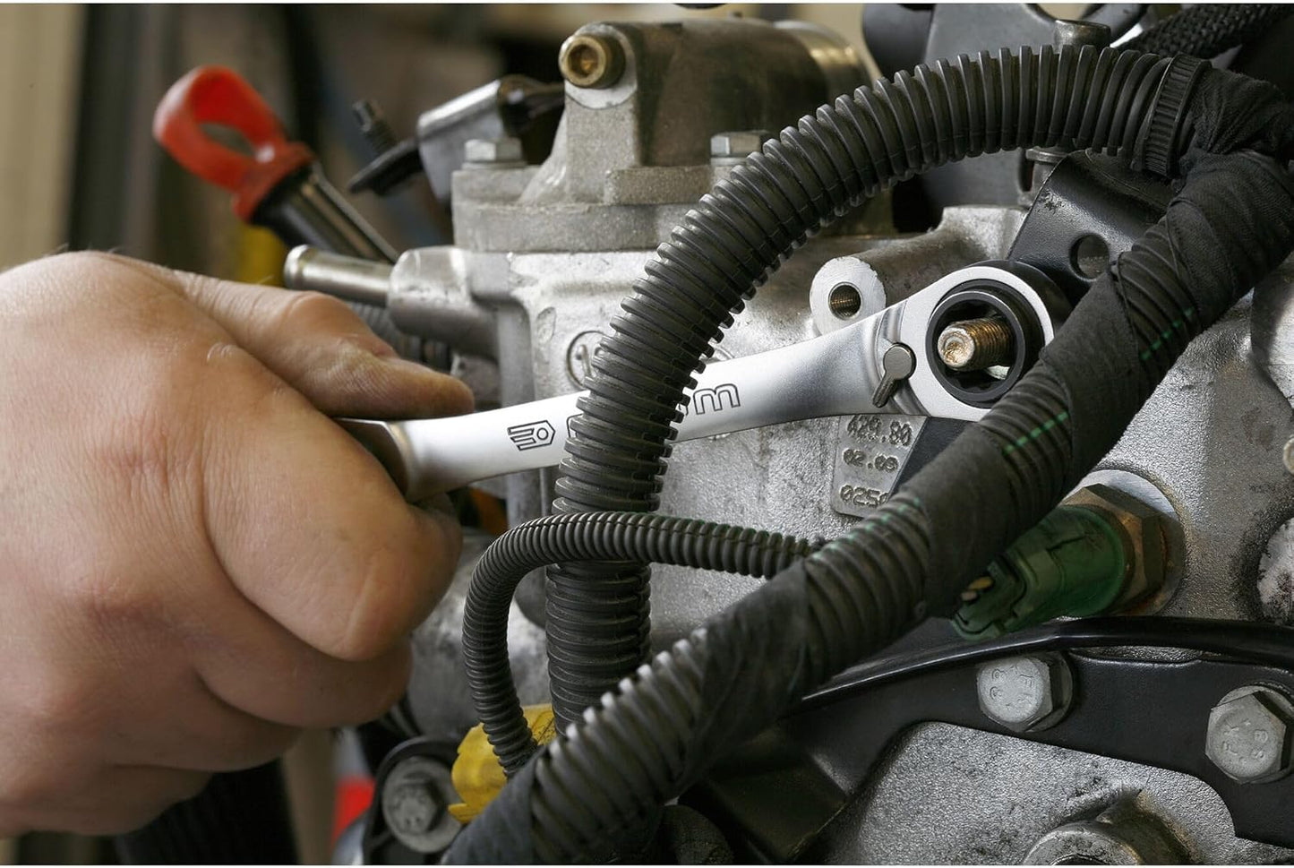 Juego de 2 llaves con trinquete 64C.J2PB Facom